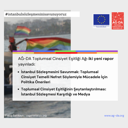 AĞ-DA İstanbul Sözleşmesinin yürürlüğe girmesinin 8. yıldönümünde iki yeni rapor yayınladı